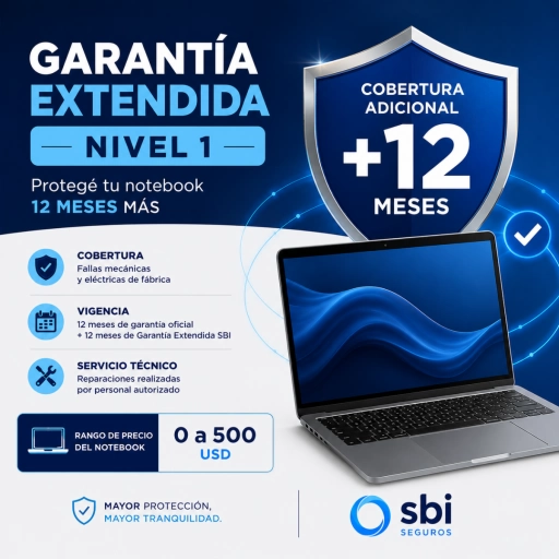 Garant�a Extendida 1 a�o m�s - Nivel 1 