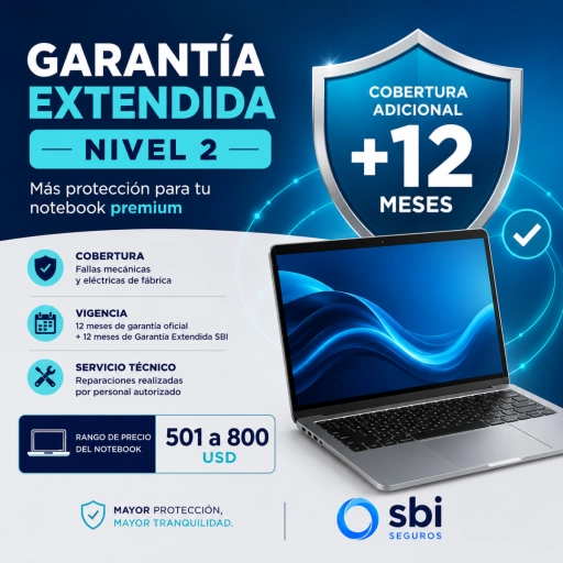 Garant�a Extendida 1 a�o m�s - Nivel 2 