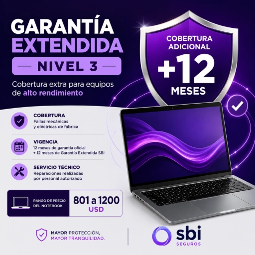 Garant�a Extendida 1 a�o m�s - Nivel 3 