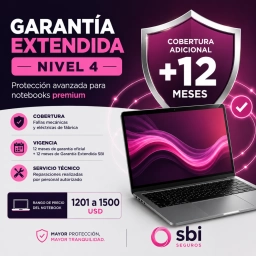 Garant�a Extendida 1 a�o m�s - Nivel 4 