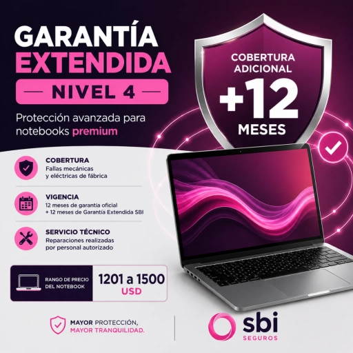 Garant�a Extendida 1 a�o m�s - Nivel 4 