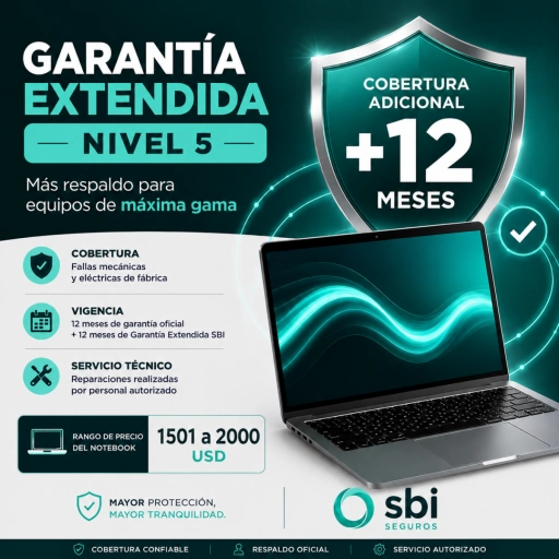 Garant�a Extendida 1 a�o m�s - Nivel 5 