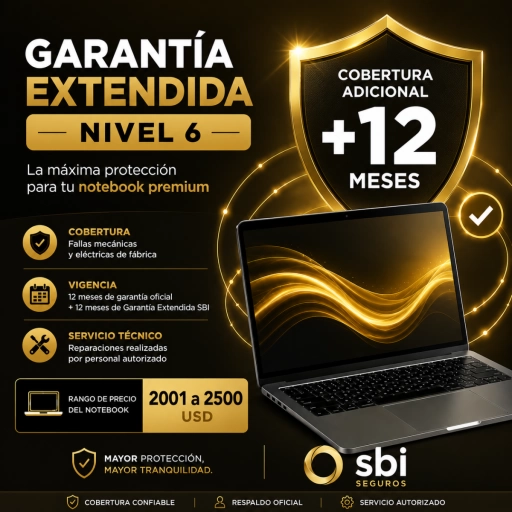 Garant�a Extendida 1 a�o m�s - Nivel 6 