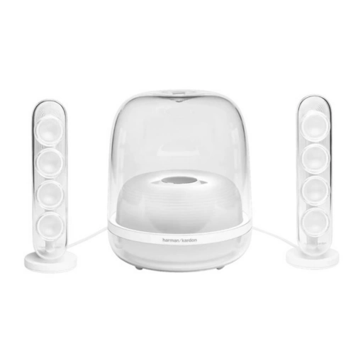 Sistema de Parlantes Harman Kardon SoundSticks 4 Bluetooth 2.1 Blanco