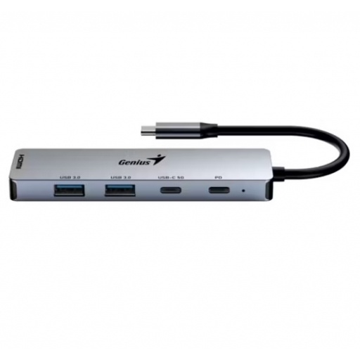 Hub Genius UH-500 USB-C HDMI 4K PD 100W USB 3.0