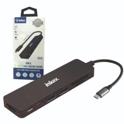 Hub USB Inkax DST-05 Multifuncion Tipo-C Hdmi