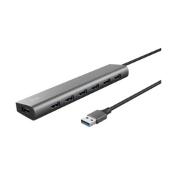 Hub USB Trust Halyx 7 Puertos USB-A 3.2 de Alta Velocidad