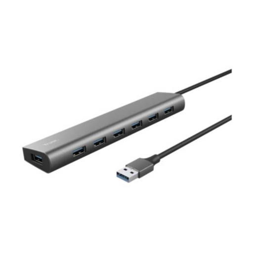 Hub USB Trust Halyx 7 Puertos USB-A 3.2 de Alta Velocidad