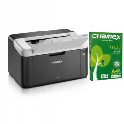 Impresora Brother HL-1212W L�ser Monocrom�tica WiFi + Resma de Papel A4 Chamex 75 gr