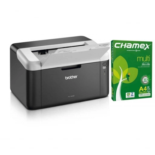 Impresora Brother HL-1212W L�ser Monocrom�tica WiFi + Resma de Papel A4 Chamex 75 gr