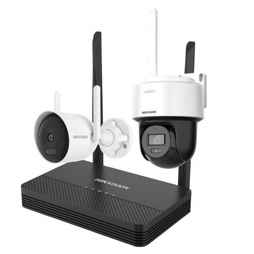 Kit de Seguridad Hikvision WiFi NVS + 2 C�maras 4MP Exterior