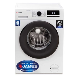 Lavarropas James LR1006 G6 Carga Frontal 6KG Inverter 1200rpm