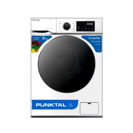 Lavarropas Punktal PK-98 8KG 12 Programas Inverter