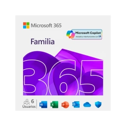 Licencia Microsoft 365 Family Win MacOS Android iOS