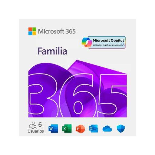 Licencia Microsoft 365 Family Win MacOS Android iOS