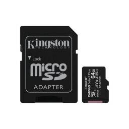 Memoria Kingston Canvas MicroSD 64GB 