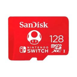Memoria MicroSD 128GB SanDisk Nintendo Switch 100Mb/s