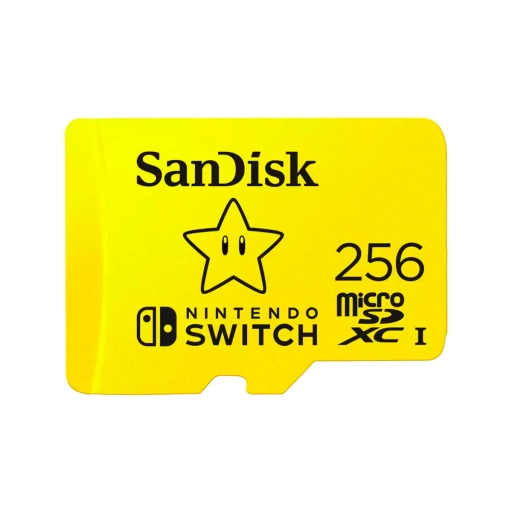 Memoria MicroSD 256GB SanDisk Nintendo Switch 100Mb/s