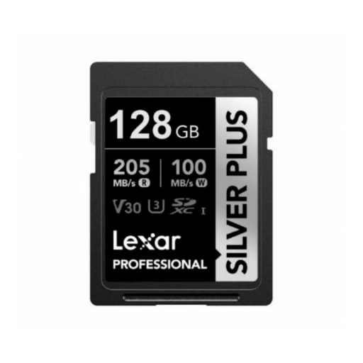 Memoria SDXC 128GB Lexar Pro Silver Plus