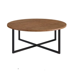 Mesa de Centro Unsi Furniture Circa Baja MDP Acero