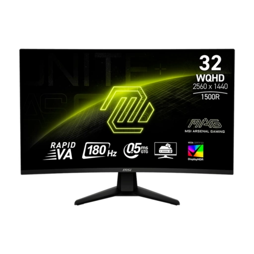 Monitor Gamer MSI MAG 32CQ6F 31.5 QHD Curvo 180Hz