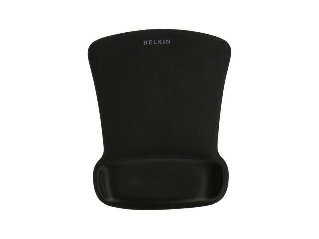 El Mouse Pad con gel WaveRest de Belkin le permite introducir datos de forma más cómoda.