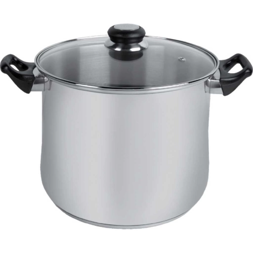 Olla Cuori Giulia 8 Litros 24cm Acero Inoxidable Con Tapa