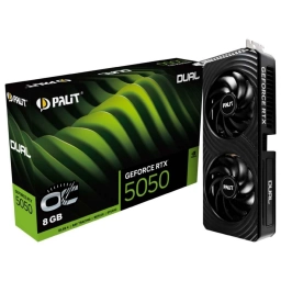 Tarjeta de Video Palit GeForce RTX 5050 Dual OC 8GB GDDR6