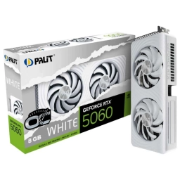 Tarjeta de Video Palit GeForce RTX 5060 White OC 8GB GDDR7