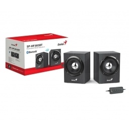 Parlante Genius SP-HF385BT 2.0 4W madera Bluetooth