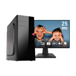 PC Oficina Intel i5 12400  16GB  960GB SSD + Monitor Gamer MSI 25 FHD 100Hz