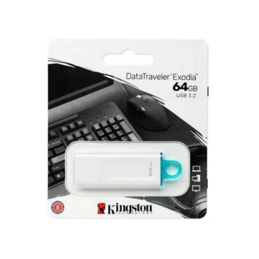 Pendrive Kingston 64GB DataTraveler Exodia M Blanco