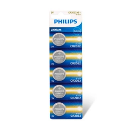 Pila de Litio Philips CR2032 X 5 NNET