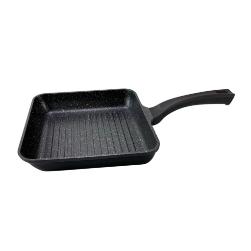 Plancha Asador Cuori Nero 28x28cm Antiadherente 