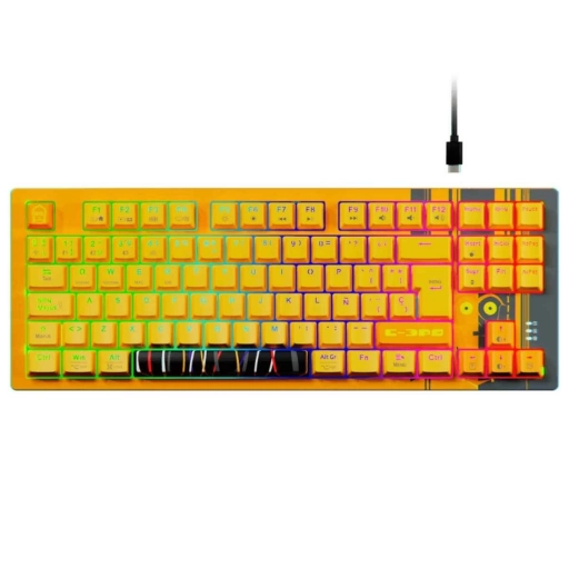 Teclado Mec�nico Primus Gaming C3PO Edition Trimodo RGB