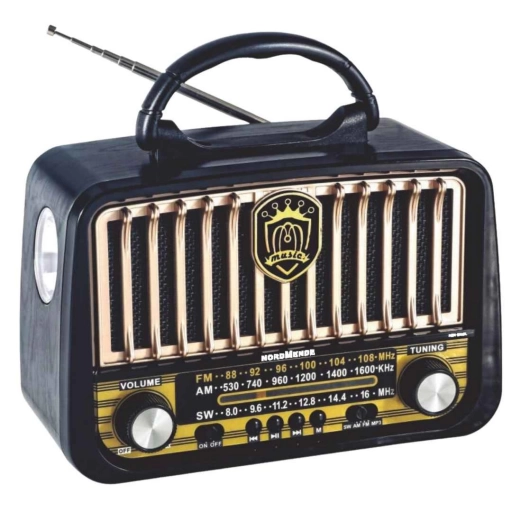 Radio l�mpara Nordmende AM FM SW Bluetooth USB recargable port�til