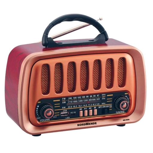 Radio port�til Nordmende AM FM SW Bluetooth USB recargable con pilas