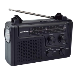 Radio Nordmende linterna AM FM SW recargable Bluetooth 