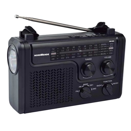 Radio Nordmende linterna AM FM SW recargable Bluetooth 