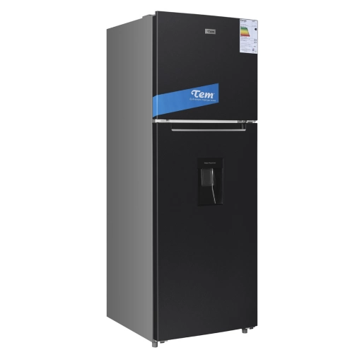 Refrigerador TEM Fro Seco 330 Litros Black Inox
