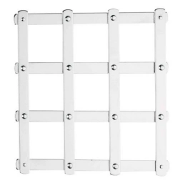 Salvamantel de Acero Cromado extensible 150x150mm