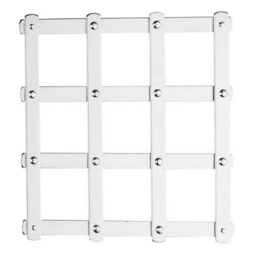 Salvamantel de Acero Cromado extensible 150x150mm