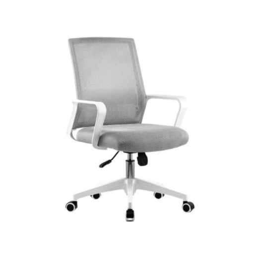 Silla de Oficina Ryan Gris y Blanco Ergon�mica