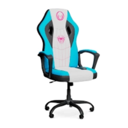 Silla Gamer Xtech Marvel Rosa y celeste 