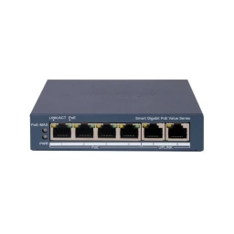 Switch PoE Hikvision con 6 Puertos Gigabit