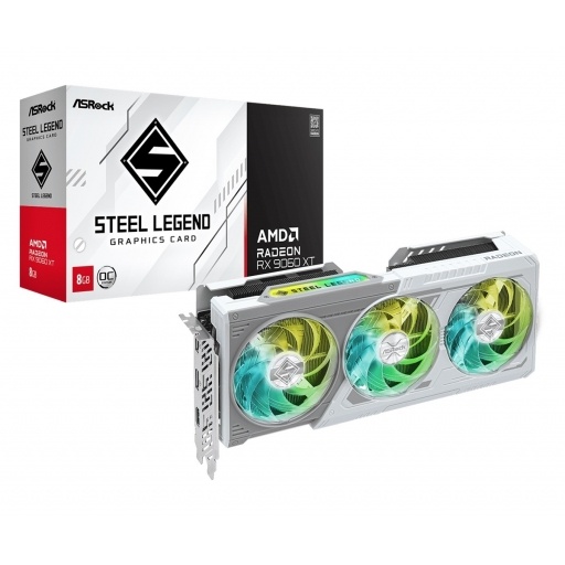 Tarjeta de Video Asrock RX9060XT Steel Legend 8GO 8GB