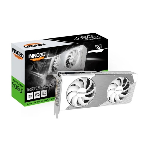 Tarjeta de Video INNO3D GeForce RTX 5060Ti 8GB Twin X2 W