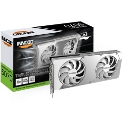 Tarjeta de Video INNO3D GeForce RTX 5070 12GB Twin X2 OC W