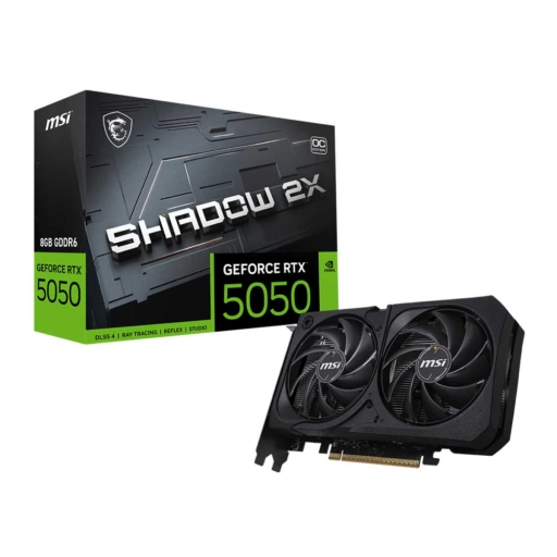 Tarjeta de video MSI GeForce RTX 5050 8GB SHADOW 2X OC