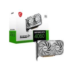Tarjeta de Video MSI GeForce RTX4060 Ventus 2X White 8GB GDDR6